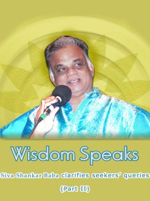 cover image of Wisdom speaks, part 2